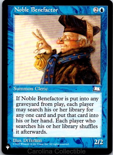 Noble benefactor near mint - -,