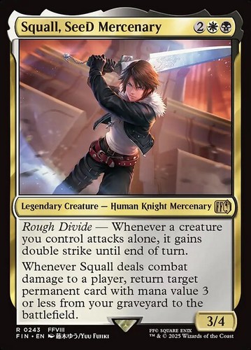 Squall seed mercenary foil - squall,,