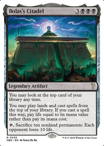 Bolas citadel mystery - bolas's,