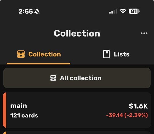 Mtg 121 card collection come - card,