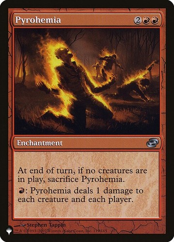 Pyrohemia the list plc 119 - pyrohemia,