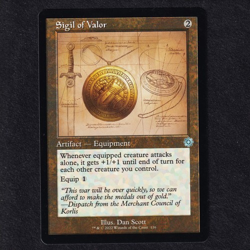 Mtg sigil valor - sigil, #116