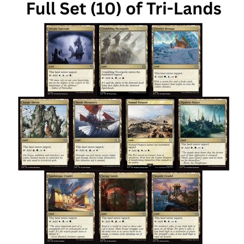 Tri lands mtg set - lands,