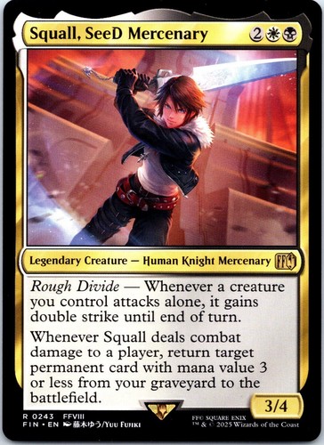 Squall seed mercenary fin - squall,, [fin