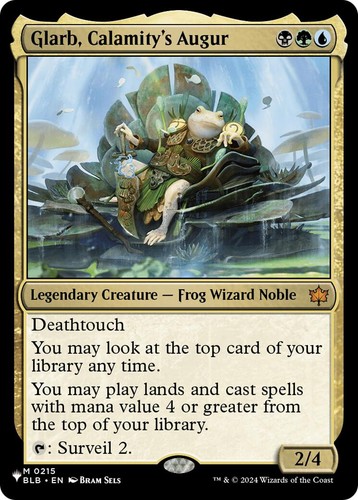 Glarb calamity augur list - glarb,, calamity's