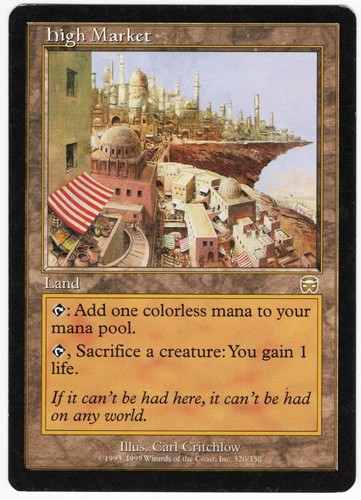 High market 1999 - market, maschere