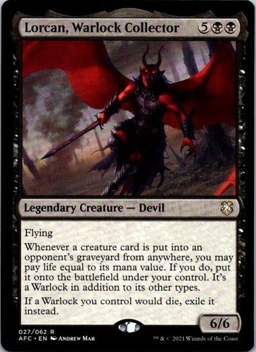Lorcan warlock collector afr - lorcan,