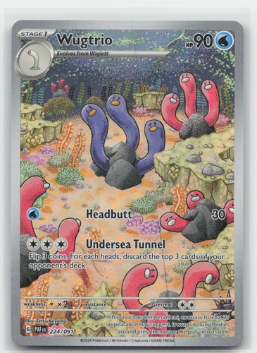 Wugtrio holo paldean fates - wugtrio,