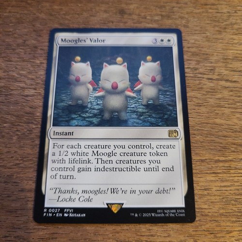 Moogles valor 0027 carta - r,