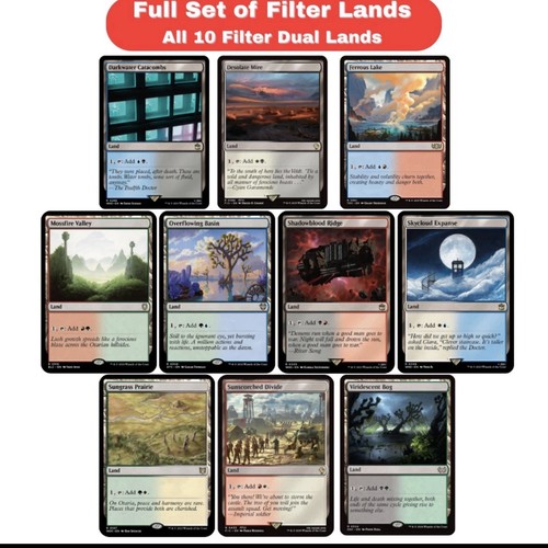 Filter lands mtg dual - lands,